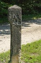 Old Mile Marker on the High Bridge Trail